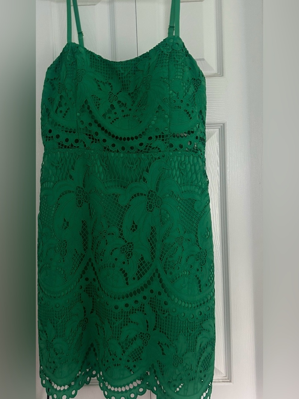 Lilly Pulitzer Emerald Green Lace Mini Dress